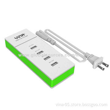 Mobile Phone Charging Station for iPad, iPhone and Tablets, 100-240V Input Range